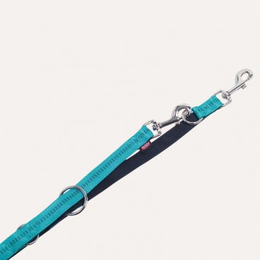 Nobby Повідець перестібка для собак Soft Grip 1,5х200см блакитний