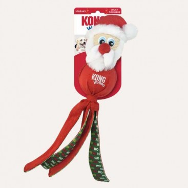 Різдвяна іграшка для собак Kong - Holiday Wubba Santa