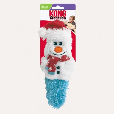Рождественская игрушка для кошек с мятой Kong - Holiday Kickeroo Snowman