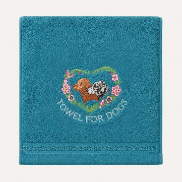Полотенце для собак с вышивкой Montmorency - towel for dogs (70х130 см)