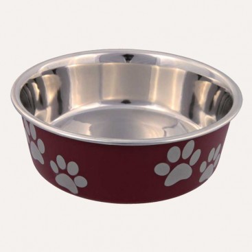 Металлическая миска на резиновой основе Trixie - Stainless Steel Bowl, 450 мл