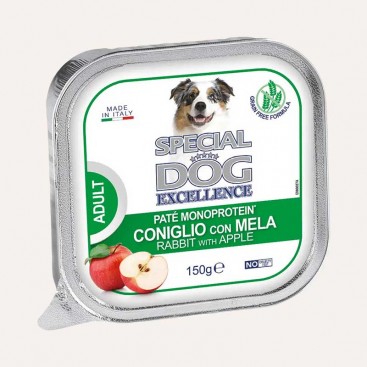 Влажный корм для собак кролик с яблоком Monge - SDE Dog Wet Fruit 150 г