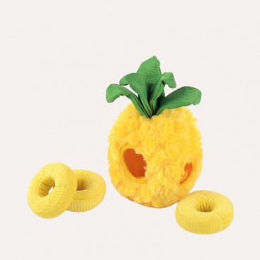 М'яка іграшка для собак PetPlay - Tropical Paradise Paws Up Pineapple