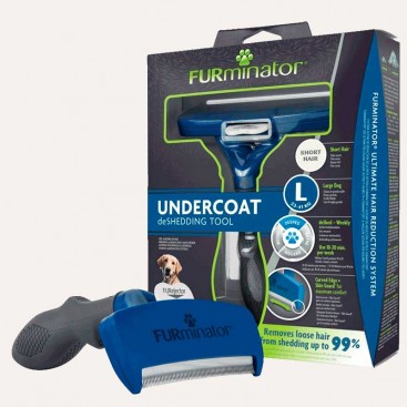 Инструмент для вычесывания собак крупных пород с короткой шерстью FURminator - Undercoat DeShedding Tool