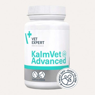 Заспокійливий препарат для собак і котів VetExpert - KalmVet Advanced Twist off 60 капсул