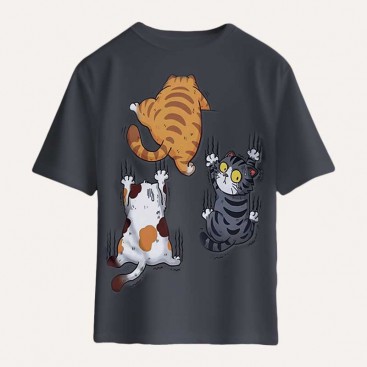 Футболка чоловіча Manfinity Homme - Cats scratch, L
