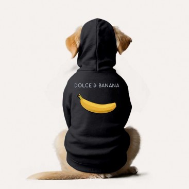 Худі для домашніх тварин Dolce & Banana - Black, M