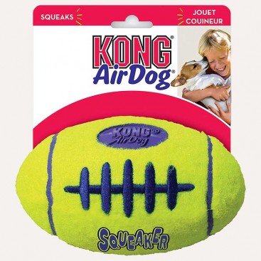 Мяч с пищалкой для собак KONG - AirDog Football - S