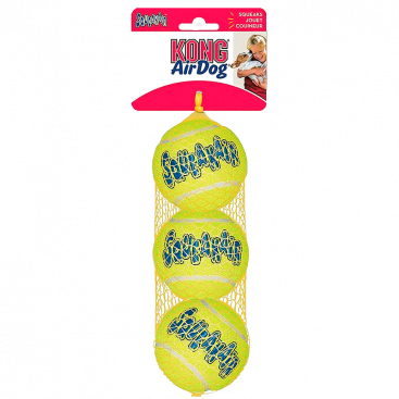 Мячики с пищалкой для собак KONG - SqueakAir Balls - S 3 шт.