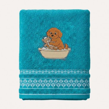 Рушник для собак з вишивкою Montmorency - Maltipoo with Bear (50x100 см)