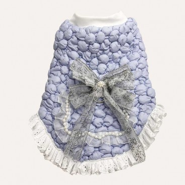 Куртка для собак з рюшем FashionShow - Bleu Nuage, M