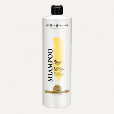 Шампунь для собак и котов со средней шерстью Iv San Bernard - Banana Medium Coat 500 мл