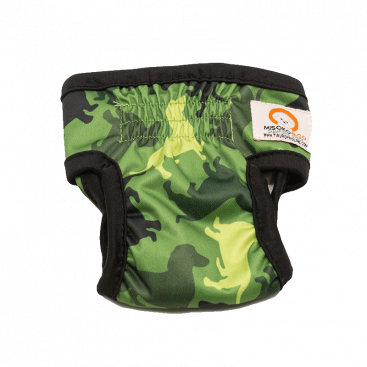 Многоразовый подгузник для собак Misoko&Co - Camouflage, L