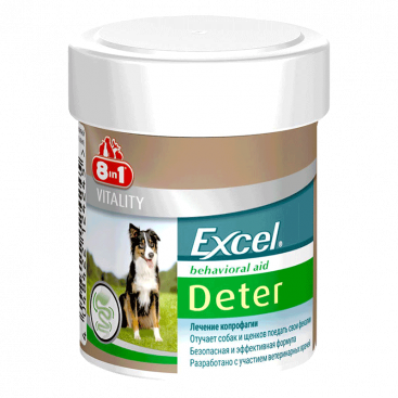 Кормовая добавка для собак от поедания фекалий 8in1 - Excel Deter 100 табл.