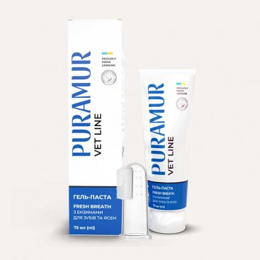 Гель-паста для зубов и десен PURAMUR Fresh Breath с энзимами 75 мл
