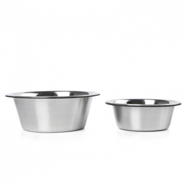 Набор из двух металлических мисок  Dexas - Stainless Steel Replacement Bowls 240 мл