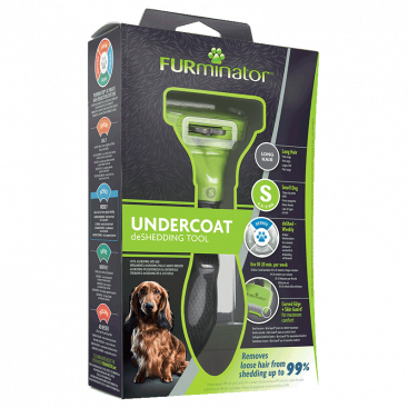 Інструмент для вичісування собак невеликих порід з довгою шерстю FURminator - Undercoat DeShedding T