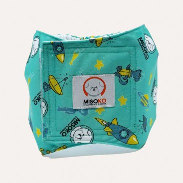 Багаторазовий підгузник для собак Misoko&Co - XL, (м'ятний)