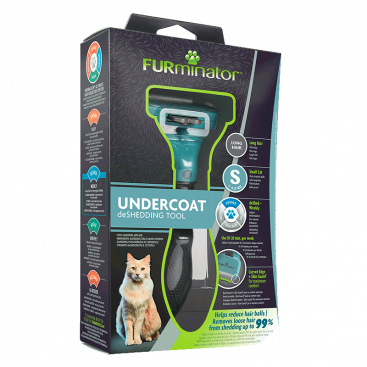 Інструмент для вичісування невеликих котів з довгою шерстю FURminator - Undercoat DeShedding Tool