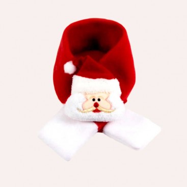 Рождественский шарф для собак - Santa Claus, S 28 см