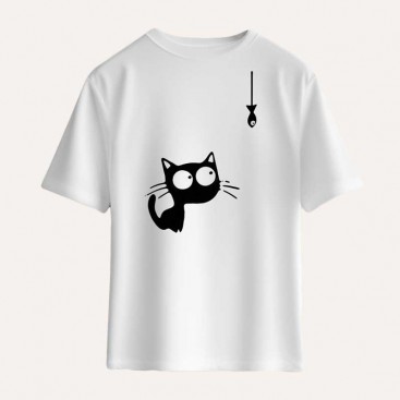 Футболка чоловіча J.Coconut - Cat with Fish, L