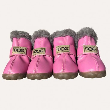 Зимние угги для собак Dog Australia - Pink, M-3 (5х4.5 см)