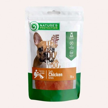 Ласощі для собак, снеки з курки Nature's Protection - Snack for dogs with chicken, 75 г