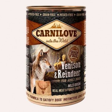 Вологий корм для собак з олениною Carnilove - Venison & Reindeer 400 г