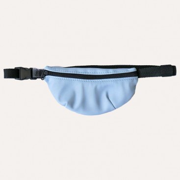 Сумка-бананка для собак из эко-кожи Hat-Dog - Blue, S-M