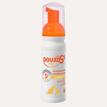 Мус антибактеріальний для собак і кішок очищення та зволоження Douxo - S3 Pyo,150 мл