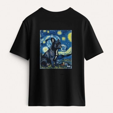 Футболка чоловіча з бульдогом Manfinity Homme - Van Gogh, 3XL