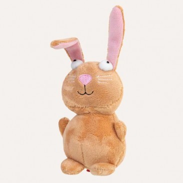 Іграшка для собак Кролик з пищалкою GiGwi - Plush Friendz, 16 см