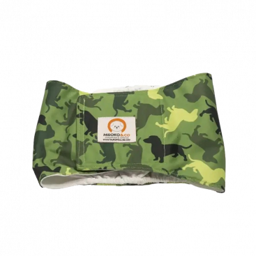 Багаторазовий підгузник для кобелей  Misoko&Co - Camouflage, XL