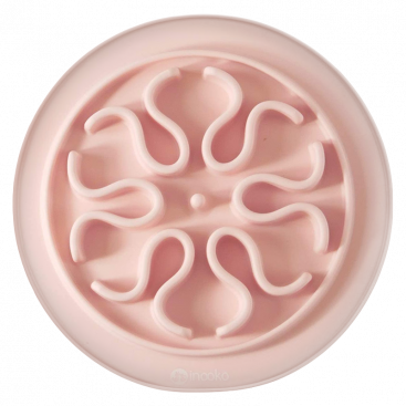 Миска для медленного кормления Inooko - Tapis de Gamelle Pink