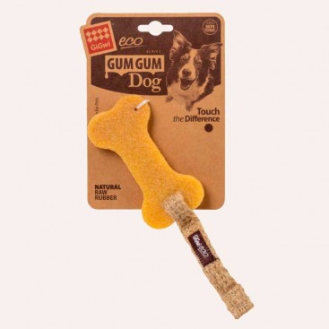 Игрушка для собак из эко материалов GiGwi - Gum Gum Dog, 24 см