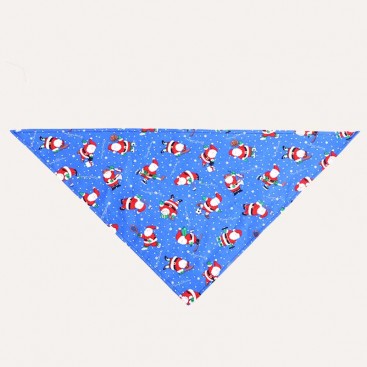 Різдвяна бандана для собак PetsIn - Santa sportsman, blue