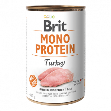 Консервы для собак с индейкой Brit - Mono Protein - Turkey 400 г