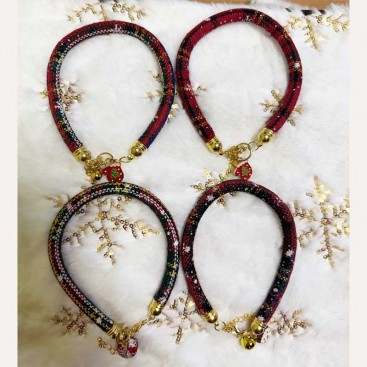 Новорічний нашийник прикраса для собак PetsIn - в асортименті