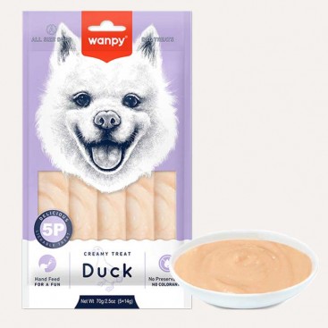 Жидкое лакомство для собак с уткой Wanpy - Treat Duck, 70 г