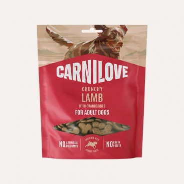 Хрустящее лакомство для собак ягненок и клюква Carnilove-Snack Lamb with Cranberries, 200 г