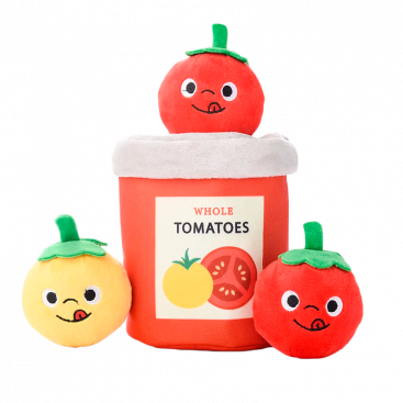Інтерактивна іграшка для собак банка з томатами HugSmart - Whole Tomatoes