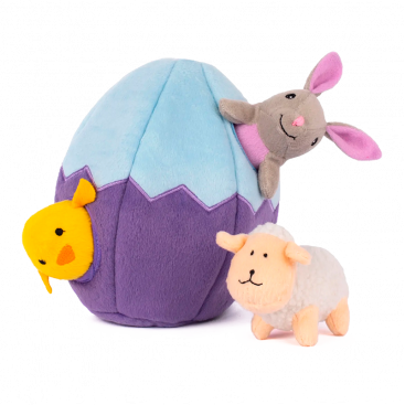 Іграшка для собак, пасхальне яйце та друзі ZippyPaws - Easter Egg and Friends
