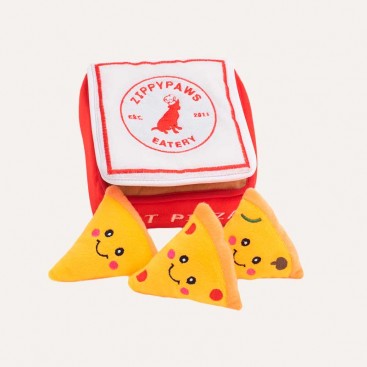 Іграшка для собак, коробка для піци Zippy Burrow – Pizza Box