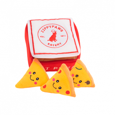 Игрушка для собак, коробка для пиццы Zippy Burrow – Pizza Box
