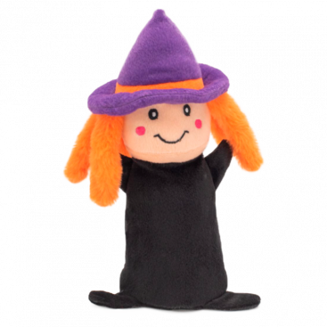 Плюшевая игрушка ведьма Zippy Paws - Halloween Colossal Buddie - Witch