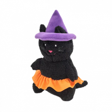 Плюшева іграшка кішка відьма Zippy Paws - Halloween Cheeky Chumz - Witch Cat