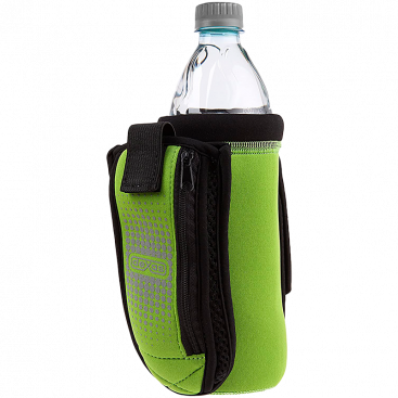 Портативная сумка со складной миской Dexas - Dexas Bottle Pocket & Travel Cup, green