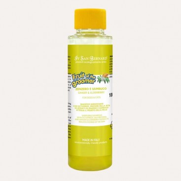 Шампунь для собак і котів дезінфікуючий з бузиною і імбирем Iv San Bernard - Ginger&Elderberry 100мл