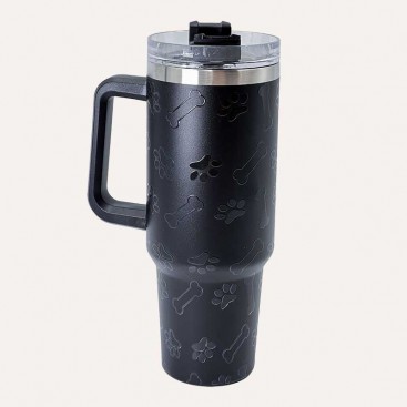 Термо кружка из нержавеющей стали Cool Life - Black, 1200 мл