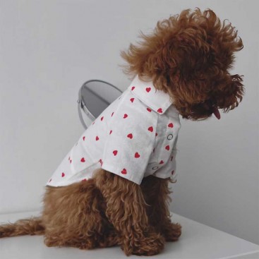Рубашка демисезонная Mimi.schell - Heart, S (сп.25см/ог28-32см)